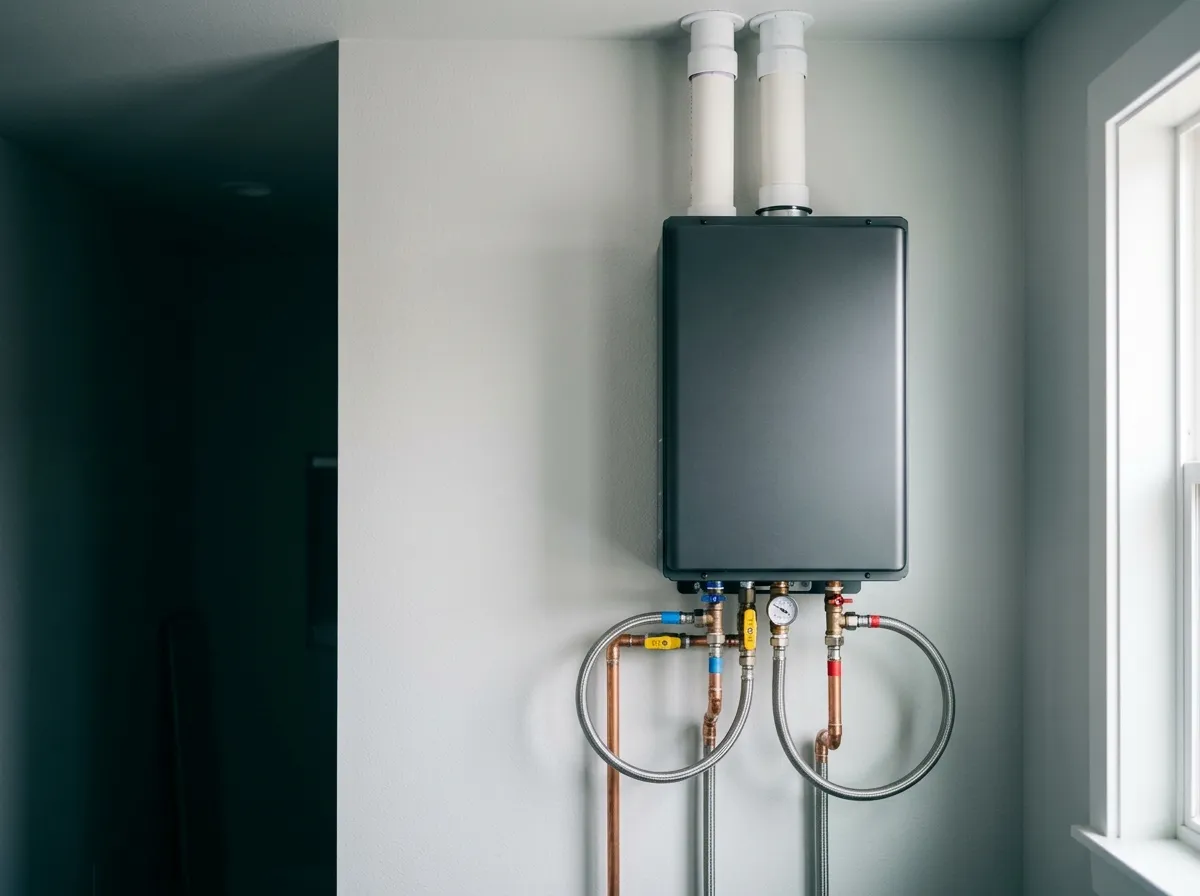 Tankless water heater install